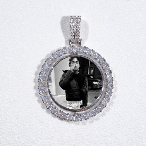 3D Spinning 2-Faced Custom Picture Pendant