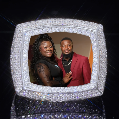 3D CUSTOM PICTURE ICED RING