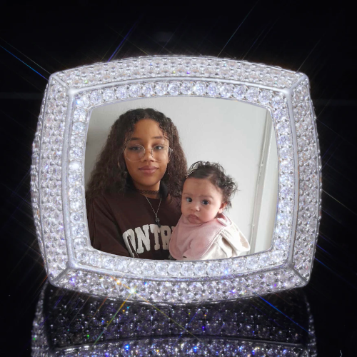 3D CUSTOM PICTURE ICED RING