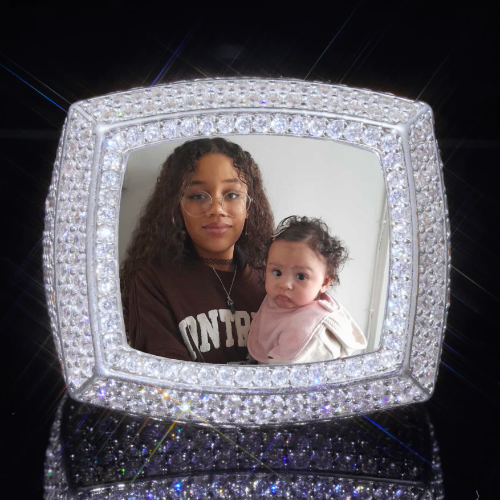 3D CUSTOM PICTURE ICED RING