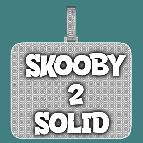 CUSTOM LETTER NECKLACE 3D BIG SQUARE