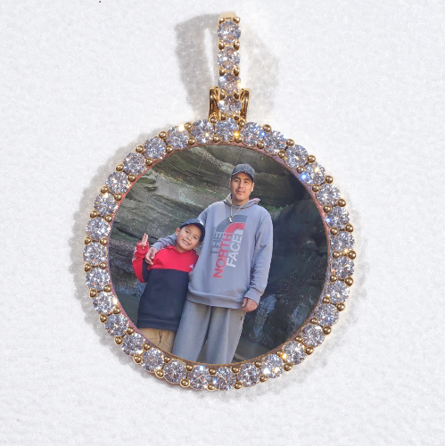 3D CIRCLE CUSTOM PICTURE PENDANT SMALL SIZE