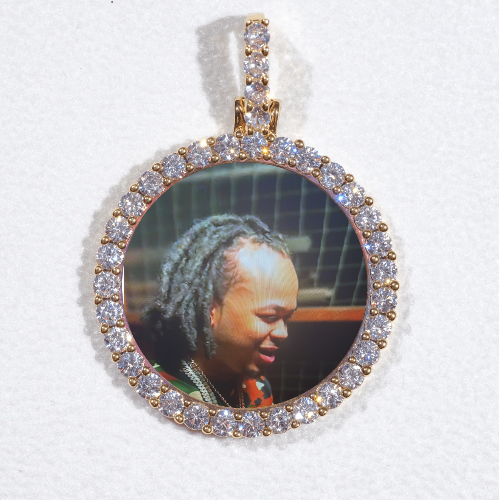 3D CIRCLE CUSTOM PICTURE PENDANT SMALL SIZE