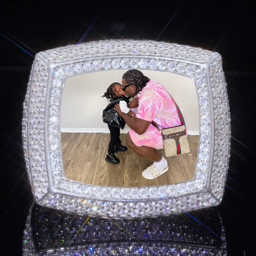 3D CUSTOM PICTURE ICED RING