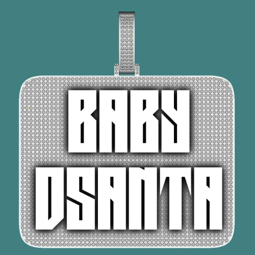 CUSTOM LETTER NECKLACE 3D BIG SQUARE