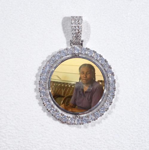 3D Spinning 2-Faced Custom Picture Pendant