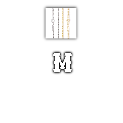 Custom Letters Freibeuter Font Necklace