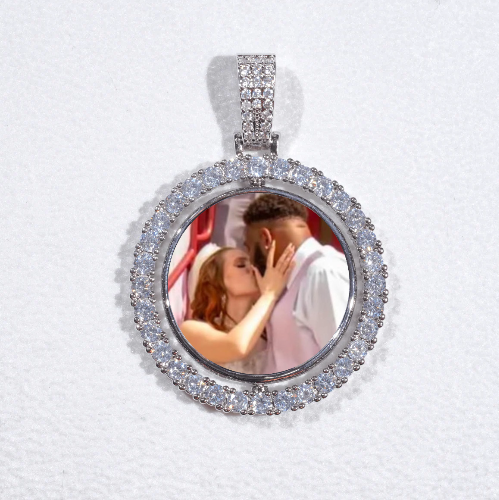 3D Spinning 2-Faced Custom Picture Pendant