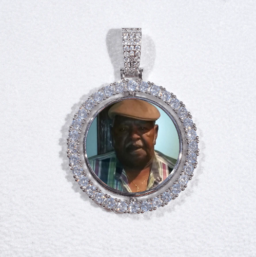 3D Spinning 2-Faced Custom Picture Pendant