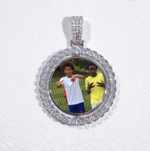 3D Spinning 2-Faced Custom Picture Pendant