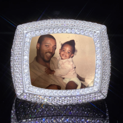 3D CUSTOM PICTURE ICED RING