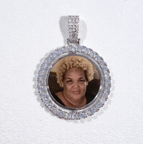 3D Spinning 2-Faced Custom Picture Pendant