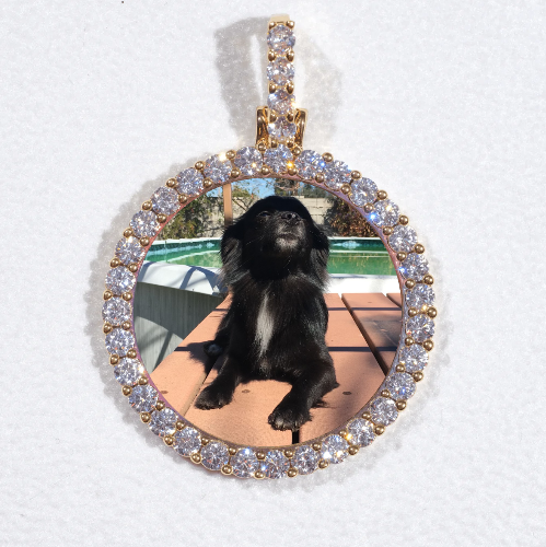 3D CIRCLE CUSTOM PICTURE PENDANT SMALL SIZE