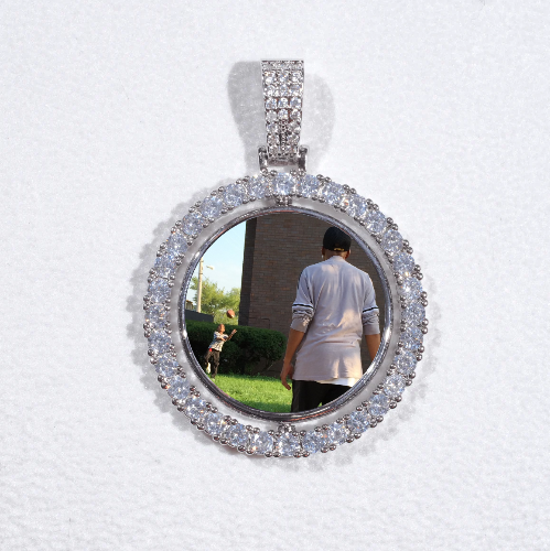 3D Spinning 2-Faced Custom Picture Pendant