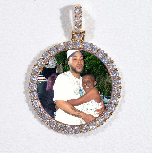 3D CIRCLE CUSTOM PICTURE PENDANT SMALL SIZE
