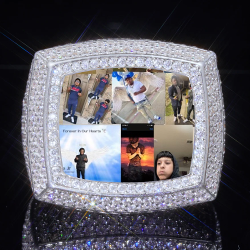 3D CUSTOM PICTURE ICED RING