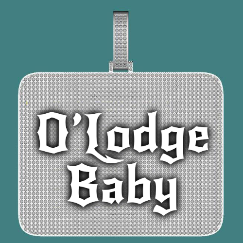 CUSTOM LETTER NECKLACE 3D BIG SQUARE