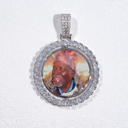 3D Spinning 2-Faced Custom Picture Pendant