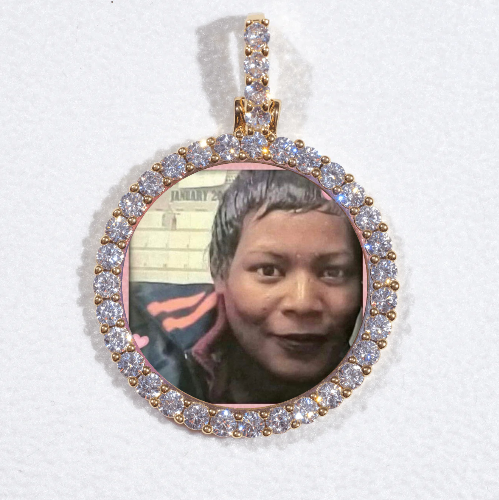 3D CIRCLE CUSTOM PICTURE PENDANT SMALL SIZE