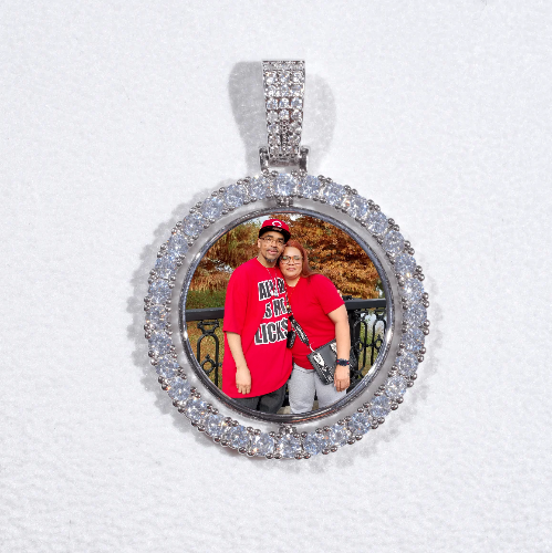 3D Spinning 2-Faced Custom Picture Pendant