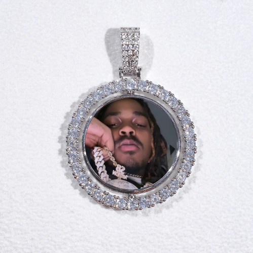3D Spinning 2-Faced Custom Picture Pendant