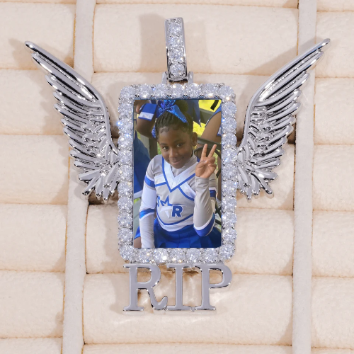 RIP WING 3D CUSTOM PICTURE PENDANT