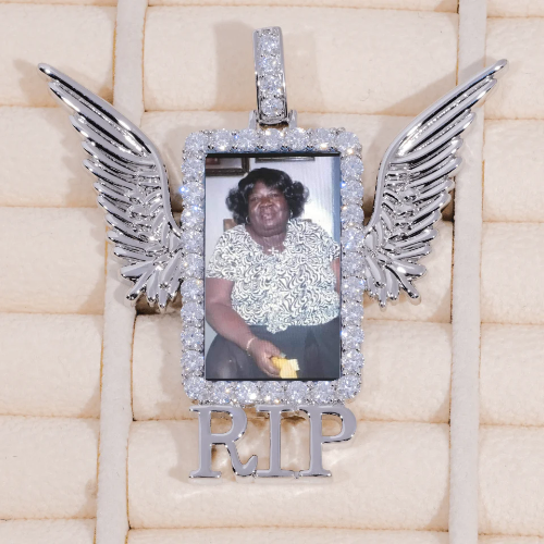 RIP WING 3D CUSTOM PICTURE PENDANT