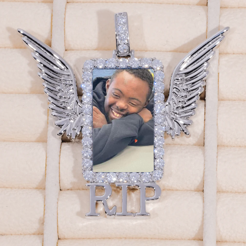 RIP WING 3D CUSTOM PICTURE PENDANT