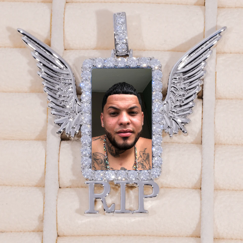 RIP WING 3D CUSTOM PICTURE PENDANT