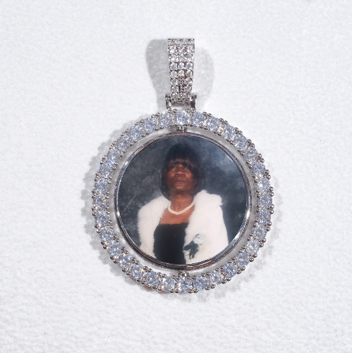 3D Spinning 2-Faced Custom Picture Pendant