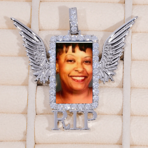RIP WING 3D CUSTOM PICTURE PENDANT