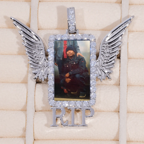 RIP WING 3D CUSTOM PICTURE PENDANT