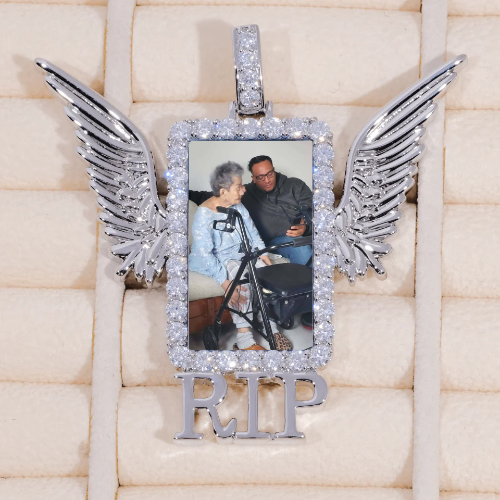 RIP WING 3D CUSTOM PICTURE PENDANT