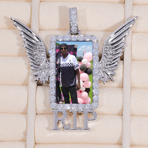 RIP WING 3D CUSTOM PICTURE PENDANT