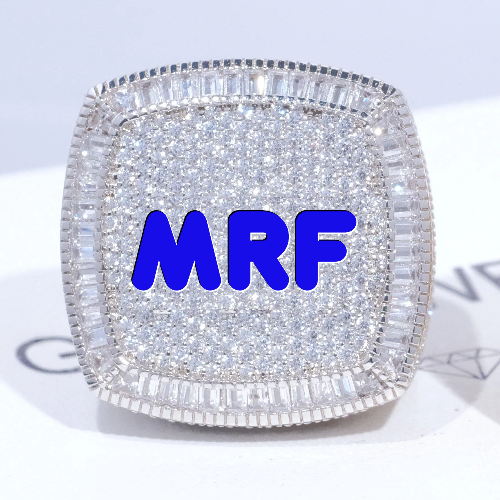 CUSTOM LETTER 3D ICED RING