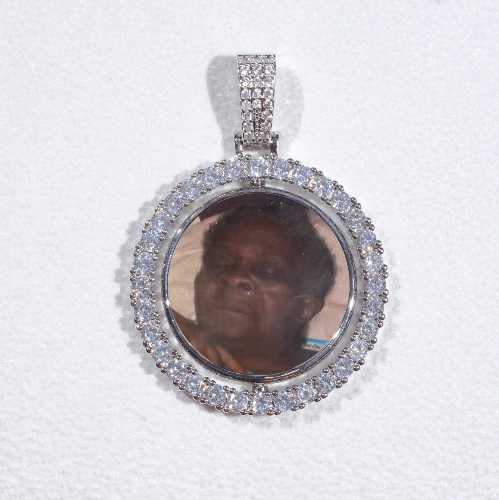 3D Spinning 2-Faced Custom Picture Pendant
