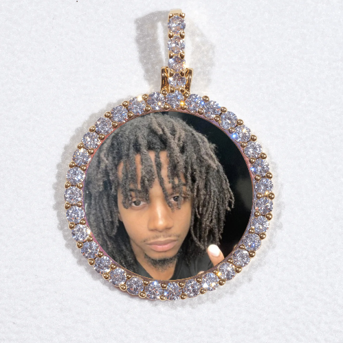 3D CIRCLE CUSTOM PICTURE PENDANT SMALL SIZE