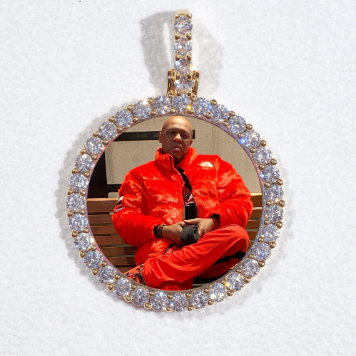 3D CIRCLE CUSTOM PICTURE PENDANT SMALL SIZE