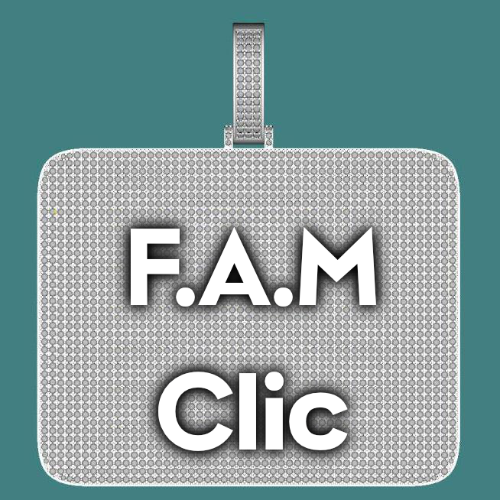 CUSTOM LETTER NECKLACE 3D BIG SQUARE