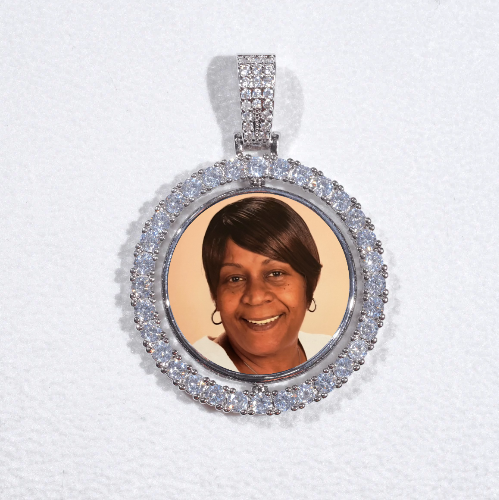 3D Spinning 2-Faced Custom Picture Pendant