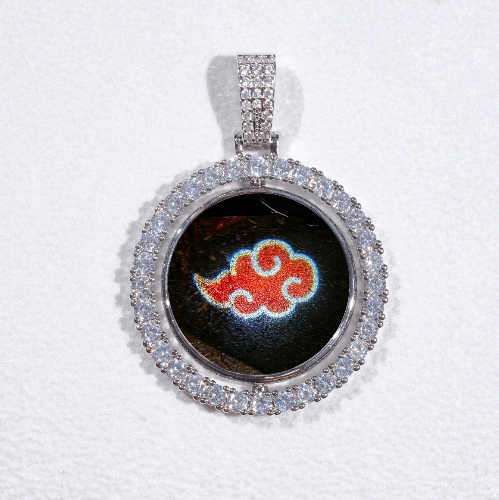 3D Spinning 2-Faced Custom Picture Pendant