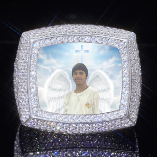 3D CUSTOM PICTURE ICED RING