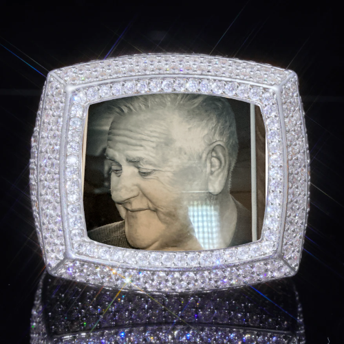3D CUSTOM PICTURE ICED RING