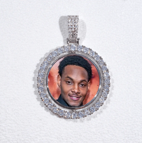 3D Spinning 2-Faced Custom Picture Pendant