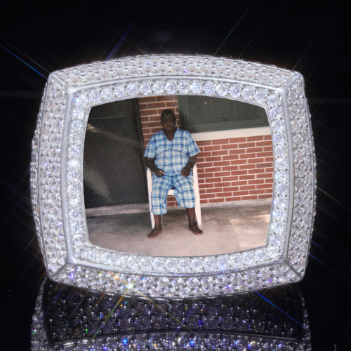 3D CUSTOM PICTURE ICED RING