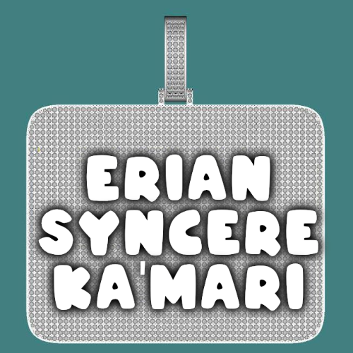 CUSTOM LETTER NECKLACE 3D BIG SQUARE