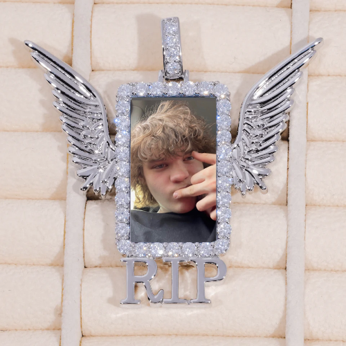 RIP WING 3D CUSTOM PICTURE PENDANT