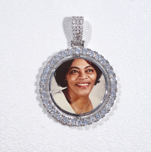 3D Spinning 2-Faced Custom Picture Pendant