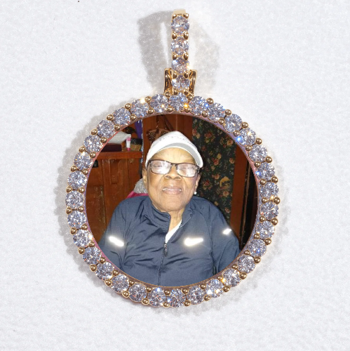 3D CIRCLE CUSTOM PICTURE PENDANT SMALL SIZE