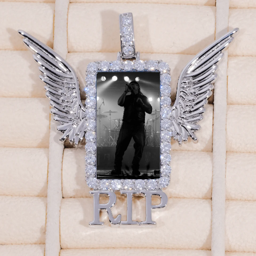 RIP WING 3D CUSTOM PICTURE PENDANT